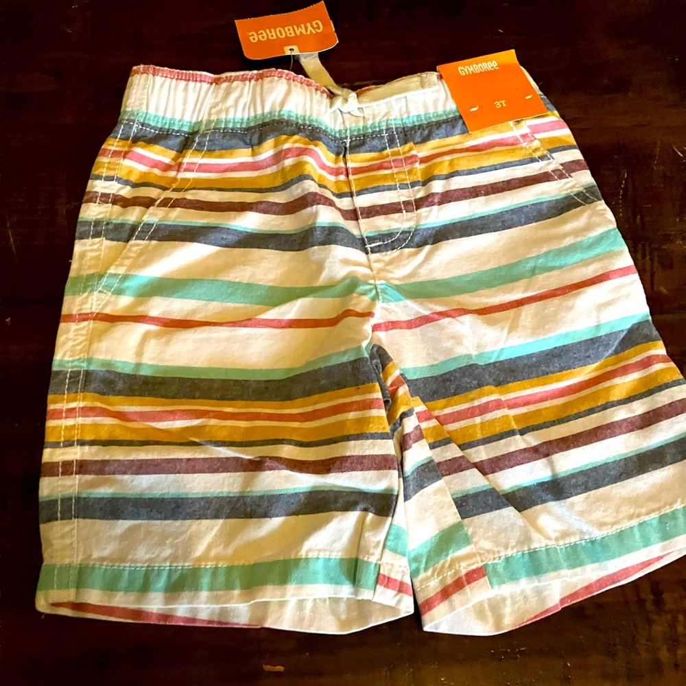 3T Gymboree Striped Shorts ✨NWT✨